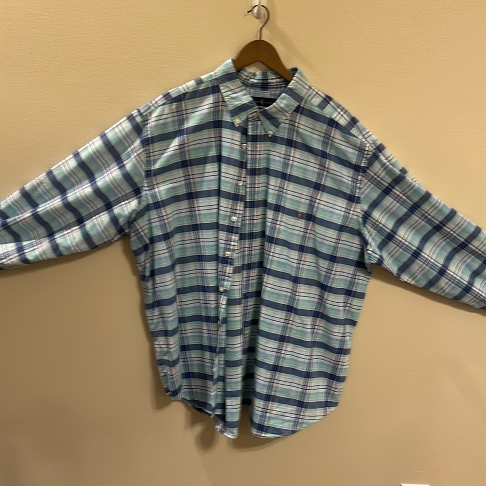 Ralph Lauren button down long sleeve Oxford. 3XB